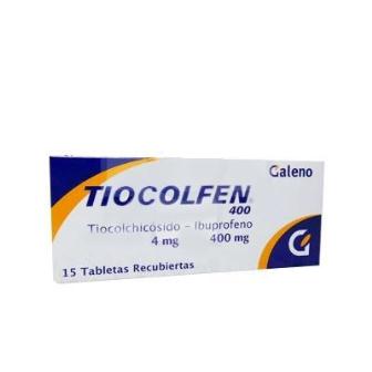 TIOCOLFEN ( IBUPROFENO TIOCOLCHICOSIDO)600MG 4MG X 15 TAB