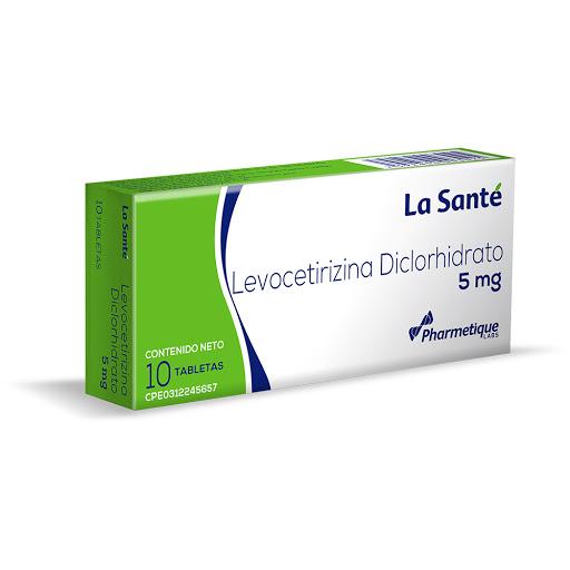 LEVOCETIRIZINA 5MG X10 LA SANTE