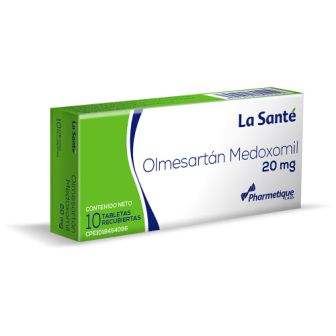 OLMESARTAN MEDOXOMIL 20 MG X 10 TAB REC