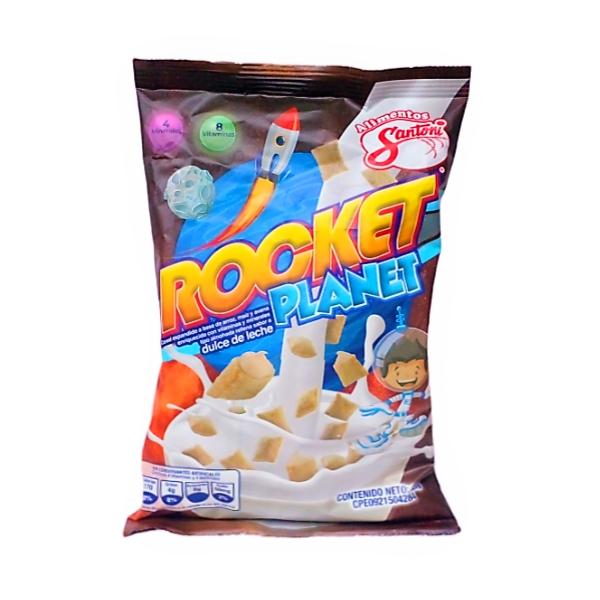 SANTONI CEREAL ROCKET PLANET DULCE DE LECHE 120 GRAMOS