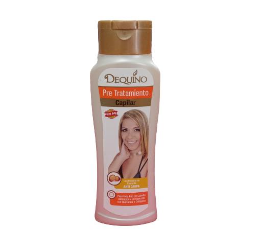 DEQUINO SHAMPOO PLACENTA DE OVEJO ANTI CASPA CONT 400 ML