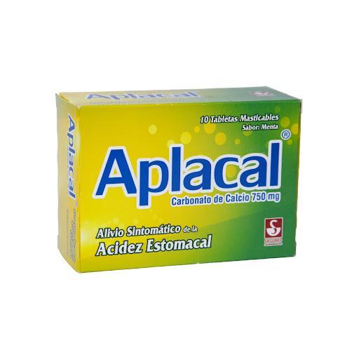 APLACAL CARBONATO DE CALCIO 750MG BLISTER 4 TAB (ANTIACIDO) SIEGFRIED