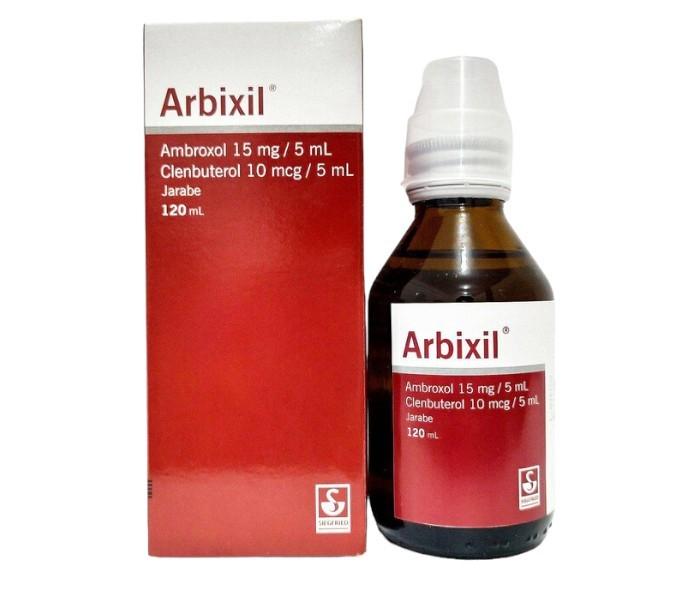 ARBIXIL AMBROXOL 15MG/5ML CLENBUTEROL 10MCG/5ML JARABE 120 ML