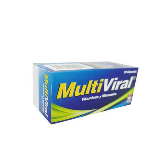 MULTIVIRAL VITAMINAS Y MINERALES 30 CÁPSULAS