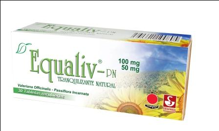 EQUALIV PN VALERIANA PASSIFLORA 100-50 MG X 30 TAB REC