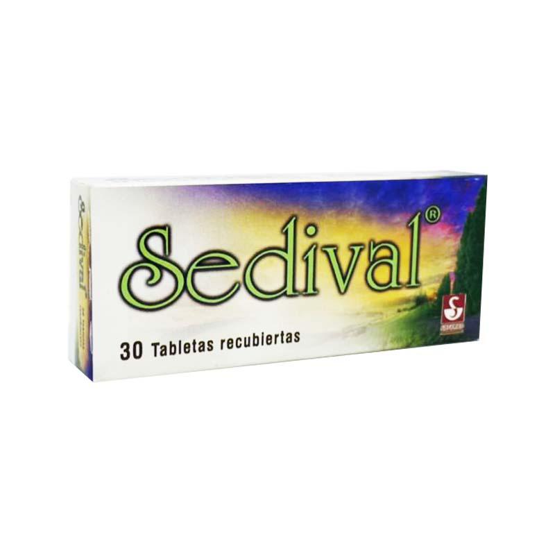 SEDIVAL (VALERIANA 100MG-MELISSA 50MG-PASSIFLORA INCARNATA 50MG) 30 TAB