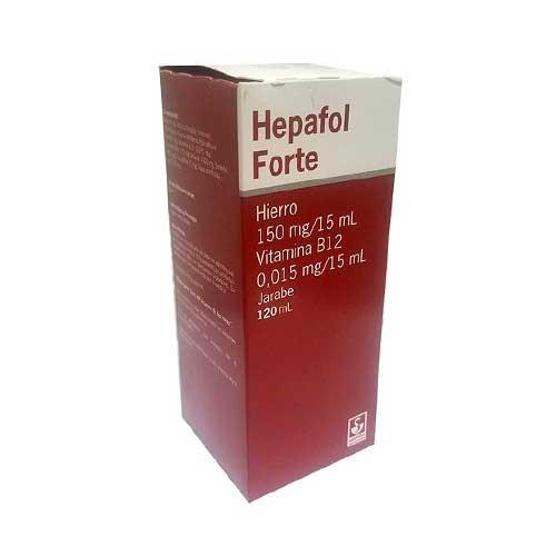 HEPAFOL FORTE HIERRO 150MG/15ML VITAMINA B12 0.015MG/15ML JBE 120ML