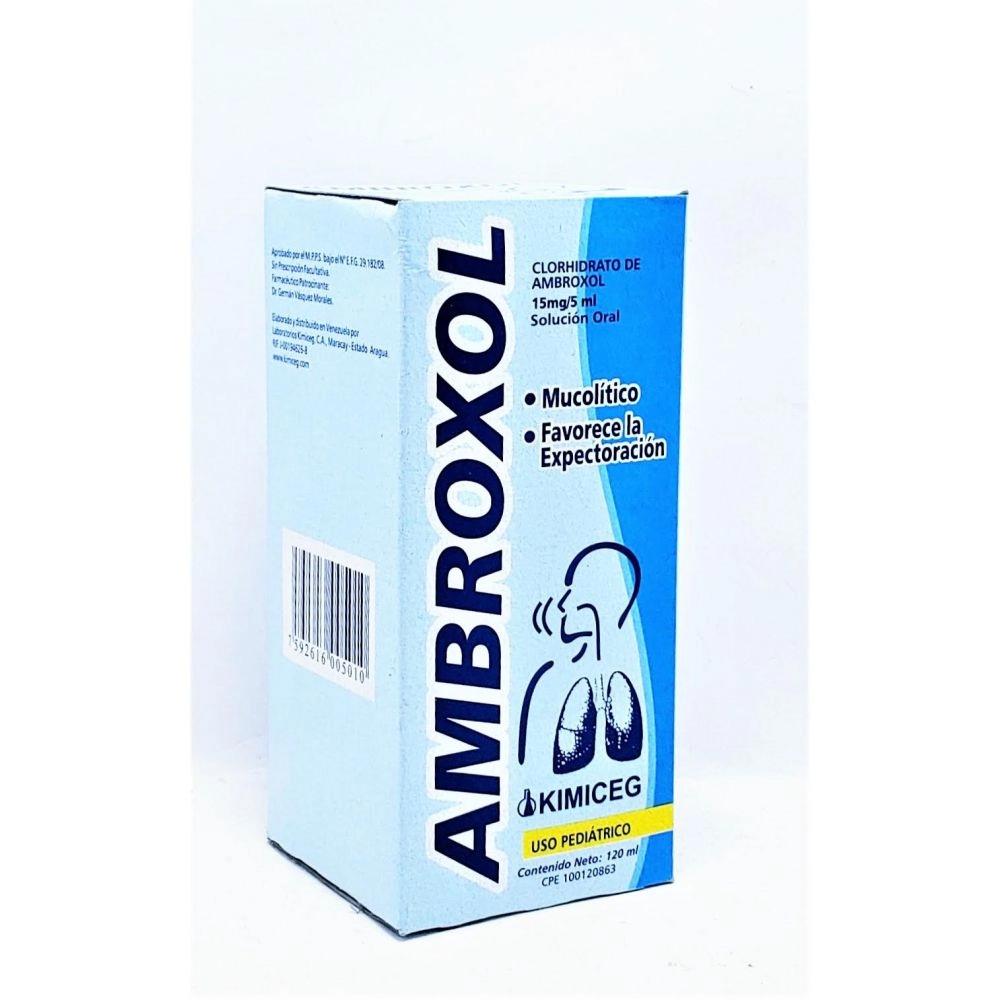 AMBROXOL CLORHIDRATO JBE 15MG/5ML 120 ML SOL ORAL PED