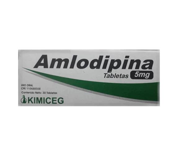 AMLODIPINA 5 MG X 30 TAB 