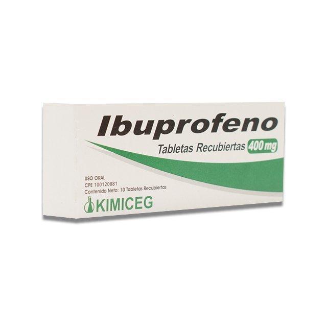 IBUPROFENO 400MG 10TAB KIMICEG