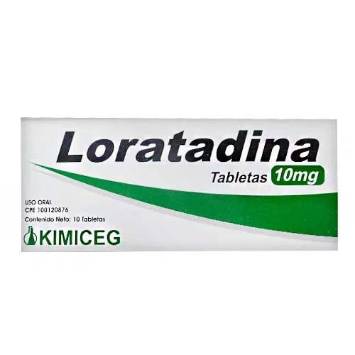 LORATADINA 10 MG X 10 TAB (LORADEX/ LOREX/LORATAMED/LORAVAL)