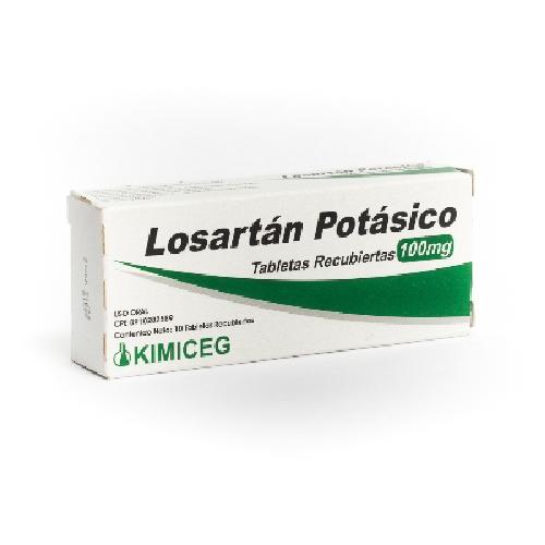 LOSARTAN POTASICO 100 MG X 30 TAB REC (COZAAR/ LOSACOR/ NEFROTAL)