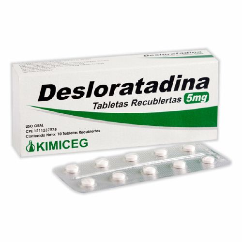 DESLORATADINA 5 MGX 10 TAB RECUBIERTAS