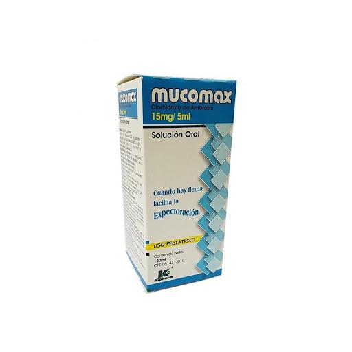 MUCOMAX CLORHIDRATO DE AMBROXOL 15MG / 5 ML SOL. ORAL PED X 120 ML