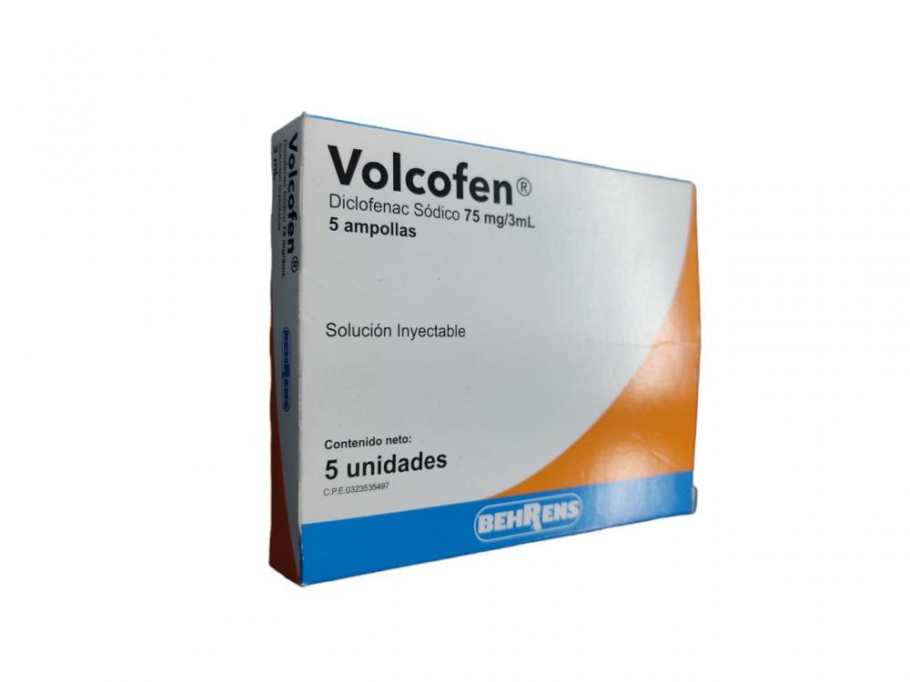 VOLCOFEN DICLOFENAC SODICO INY 75MG/3ML IM/IV (VOLTAREN)