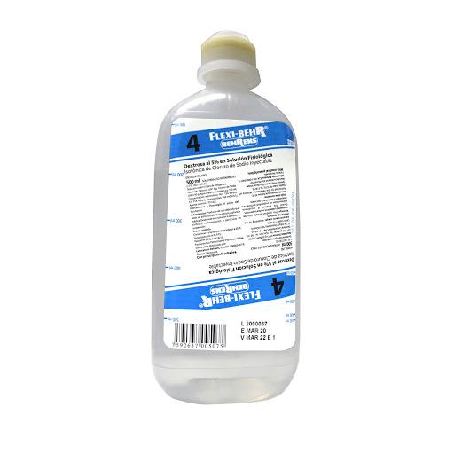 SOLUCION N° 4 GLUCOSA DEXTROSA 5% CLORURO DE SODIO 500 ML GLUCOFISIOLOGICA 