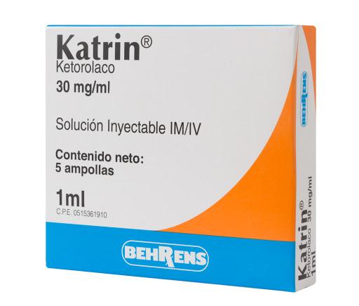 KATRIN KETOROLACO TROMETAMINA 30MG/ML 1ML X 1 AMP IV/IM (DOLAK/ KETOLAC)