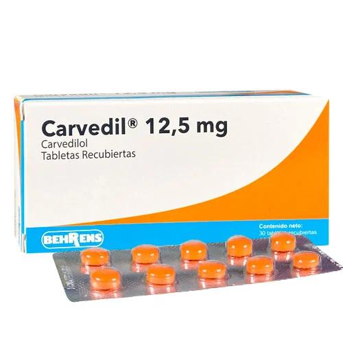 CARVEDIL CARVEDILOL 12.5 MG X 30 TAB REC BEHRENS