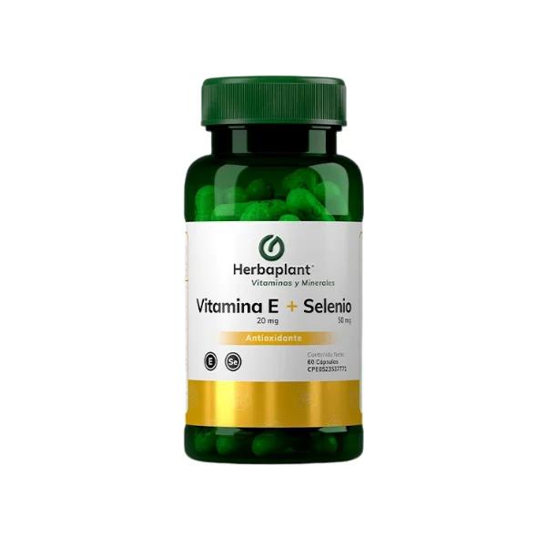 HERBAPLANT VITAMINA E + SELENIO 20-50 MG X 60 CAP