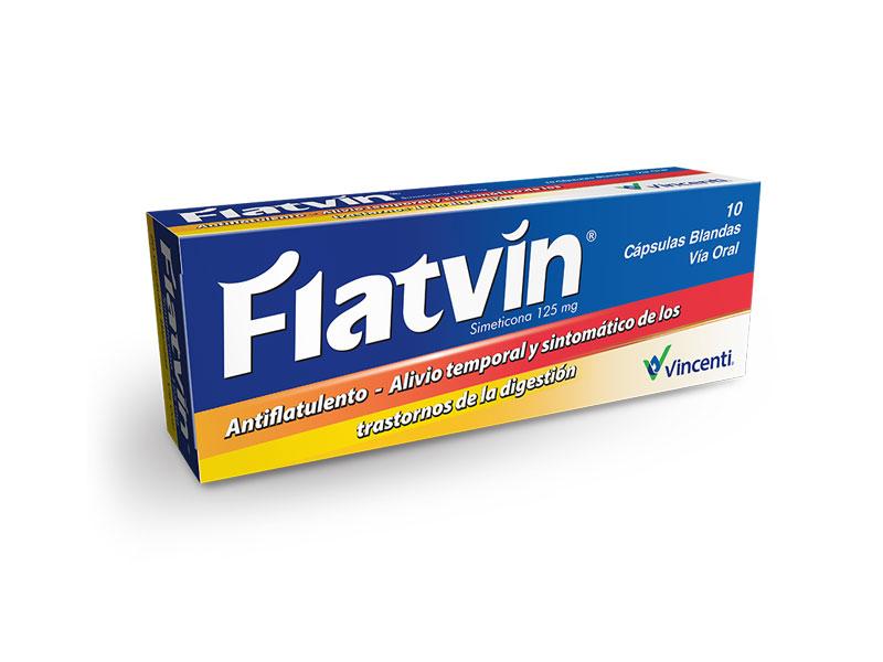 FLATVIN SIMETICONA 125 MG X 10 CAPS BLANDAS SIMETICONA