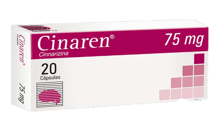 CINAREN CINNARIZINA 75 MG X 20 CAPS (STUGERON)