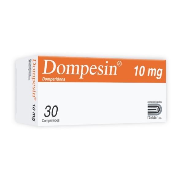 DOMPESIN 10 MG X 30 COM (DOMPERIDONA)