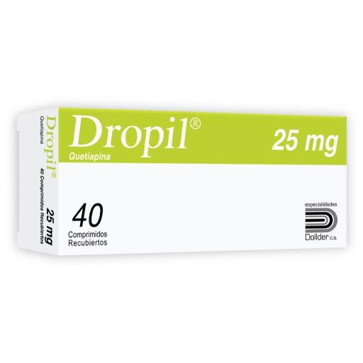 DROPIL QUETIAPINA 25 MG X 40 COMP REC (EDAGAN/ KETIAN/ QUETIAZIC)