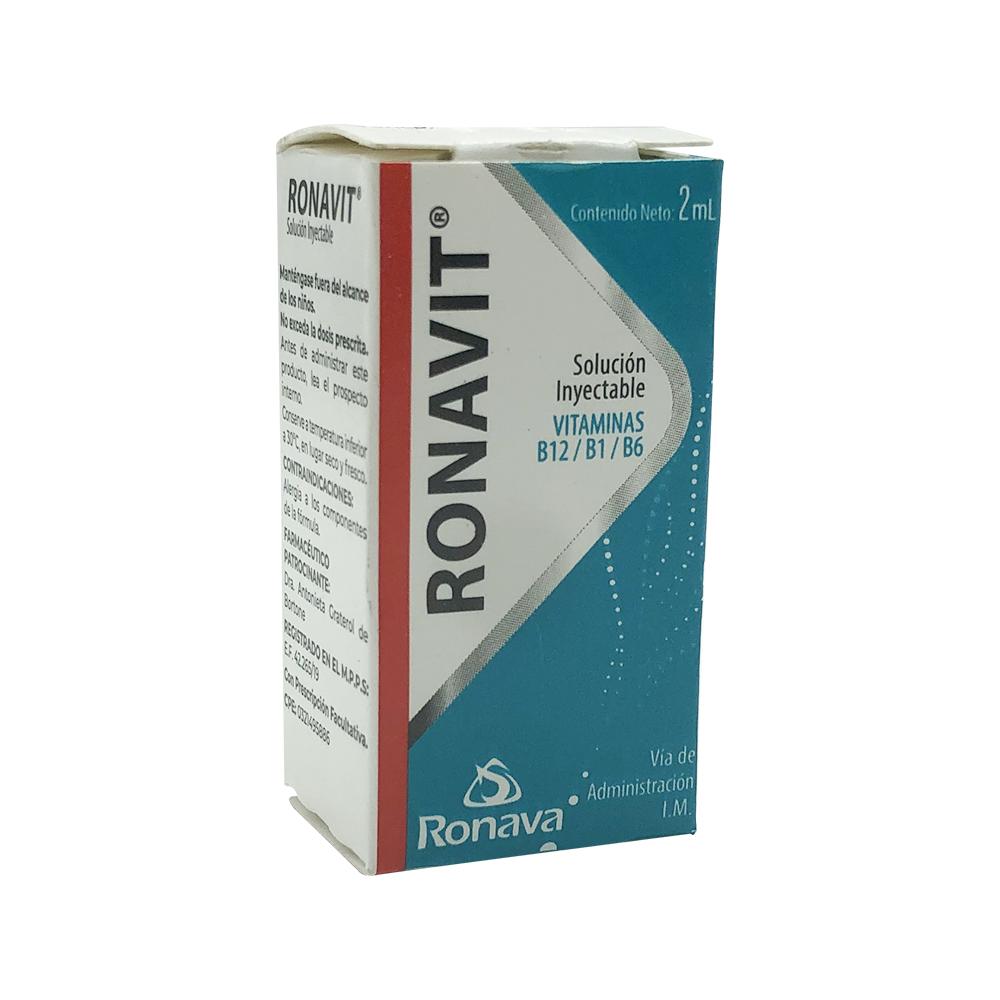 RONAVIT (COMPLEJO B-B12-B1-B6) SOL INY I.M 1 VIAL X 2ML MIOVIT