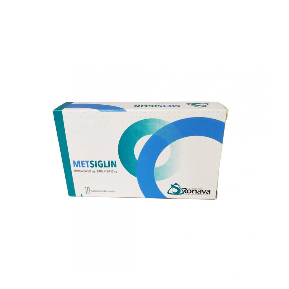 METSIGLIN METFORMINA 500MG SITAGLIPTINA 50MG  X 10 COMP RECUBIERTO (JANUMET)