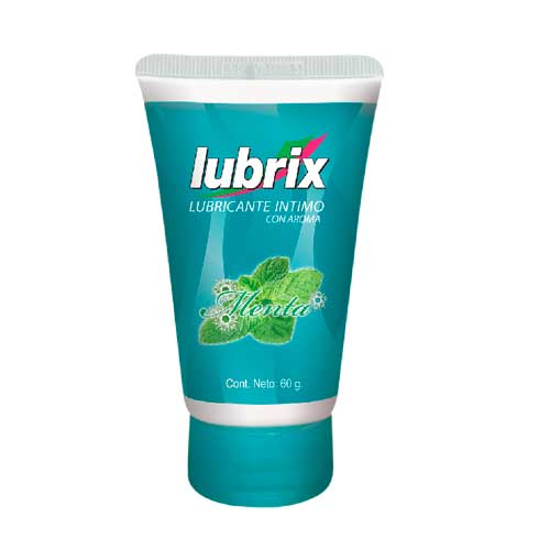 LUBRIX GEL LUBRICANTE AROMA MENTA 60 GRAMOS