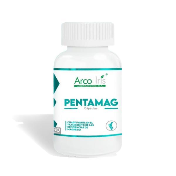 PENTAMAG  MAGNESIO X5  X 60 CAPSULA ARCO IRIS