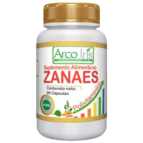 ZANAES 90 CAPS ARCO IRIS (POLVITAMINICO)