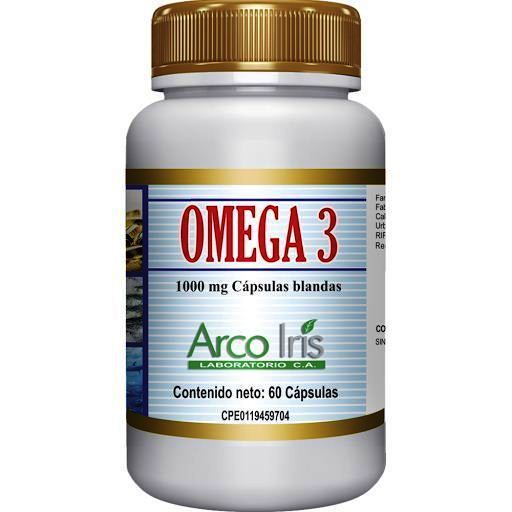 OMEGA 3 1000 MG X 60 CAPS ARCO IRIS 