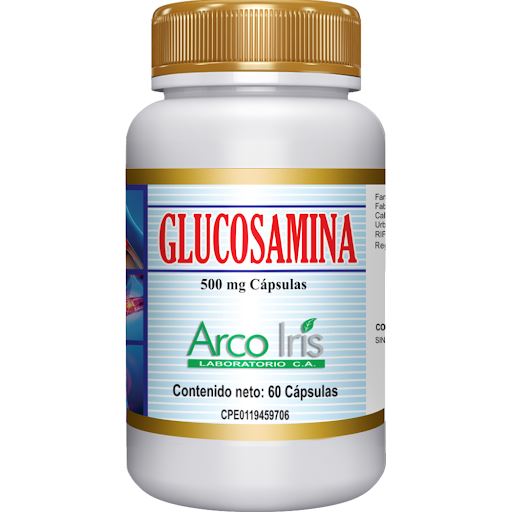 GLUCOSAMINA 500MG 60 CAPS ARCO IRIS