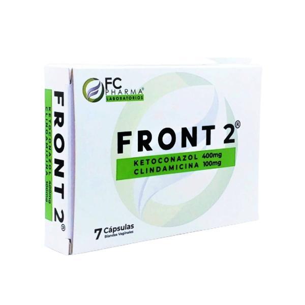 FRONT 2 400MG 100MG X 7 CAP BLANDAS VAGINALES