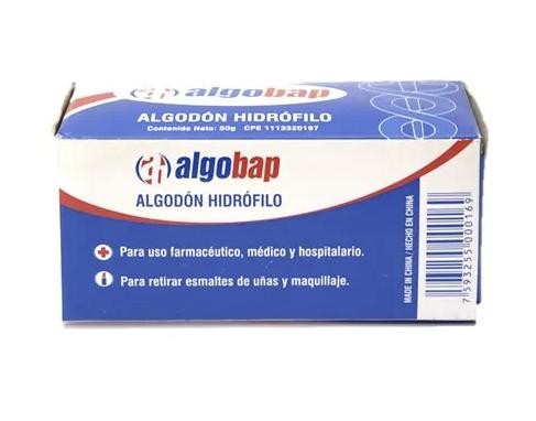 ALGOBAP ALGODON HIDROFILO 50 GR