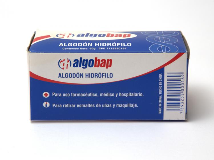 ALGOBAP ALGODON 100 GRAMOS