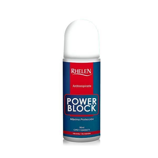 RHELEN DESODORANTE ROLON POWER BLOCK 90 ML