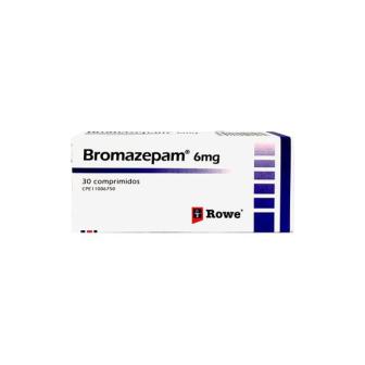 BROMAZEPAM 6MG X 30 COMP (LEXOTANIL/ BROMASED/ SERENIT)