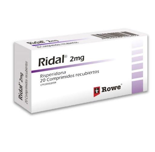 RIDAL RISPERIDONA 2MG X 20TAB (ESQUIDONE RISPEN RISPERID RISPERDAL)