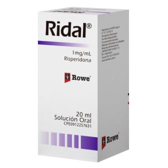 RIDAL RISPERIDONA 1MG/ML GOTAS 20 ML (ESQUIDONE/ RISPEN/ RISPERID/ RISPERDAL)