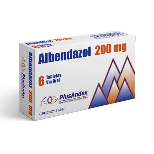 ALBENDAZOL 200MG X 6 TAB