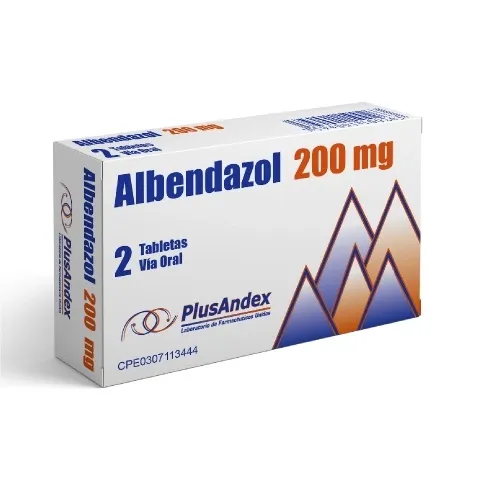 ALBENDAZOL 200 MG X 2 TAB REC (ALBEZOL/ ALBICAR/ ZENTEL)