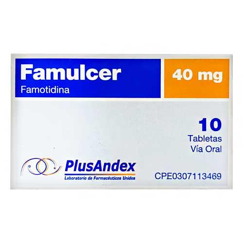 FAMULCER FAMOTIDINA 40 MG X 10 TAB (ULCENOL)