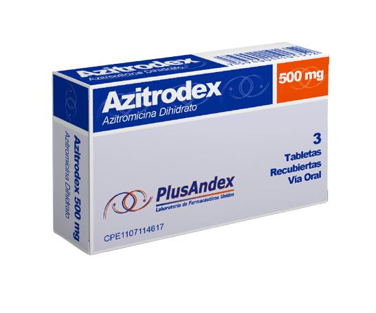 AZITRODEX AZITROMICINA 500MG X 3 TAB REC