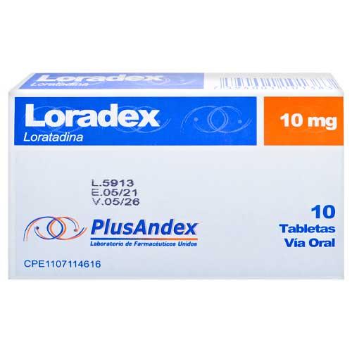 LORADEX LORATADINA 10 MG X 10 TAB (LORADEX/ LOREX/ LORAVAL)