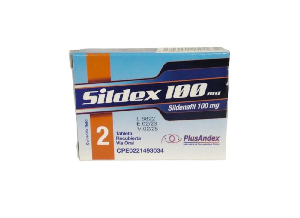 SILDEX SILDENAFIL 100 MG X 2 TAB 