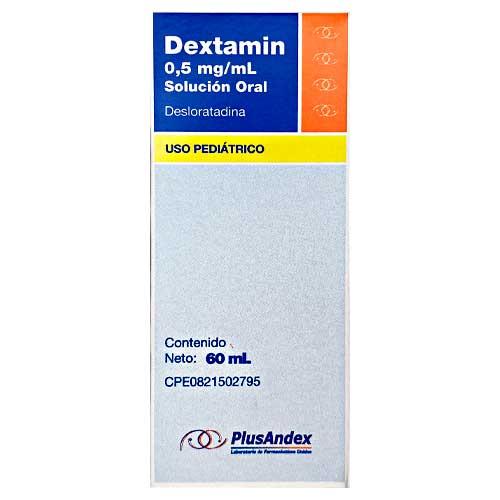 DEXTAMIN DESLORATADINA 0.5MG/ML X 60ML SOL ORAL PED