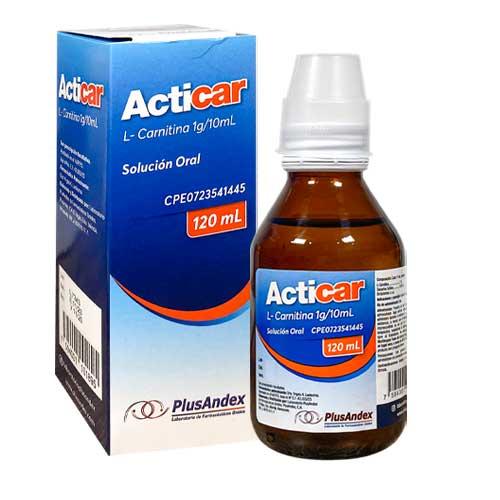 ACTICAR L-CARNITINA 1G/10ML SOLUCION ORAL 120 ML (PROVICAR KATIVIL ROCARNIN)