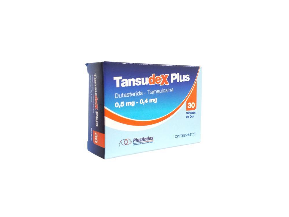 TANSUDEX PLUS DUTASTERIDA- TAMSULOSINA 0,5MG-0,4MG PLUSANDEX